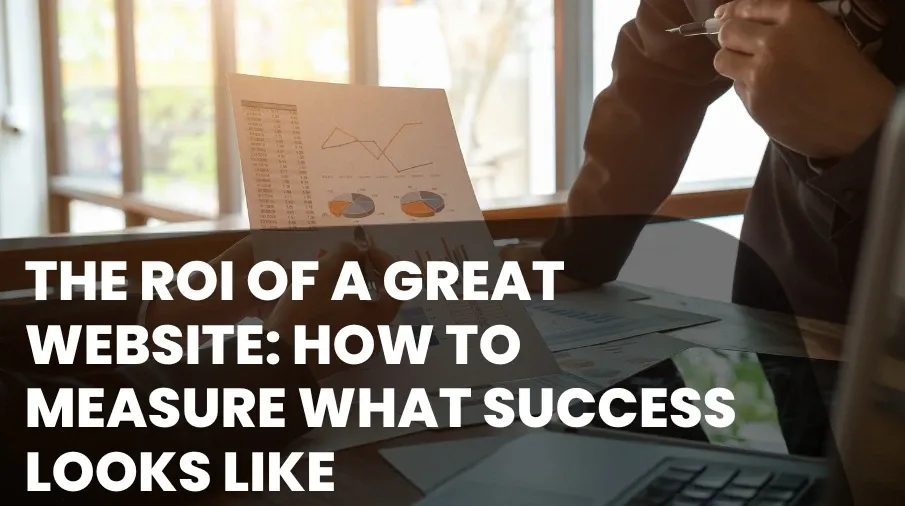 person analyzing data for website performance