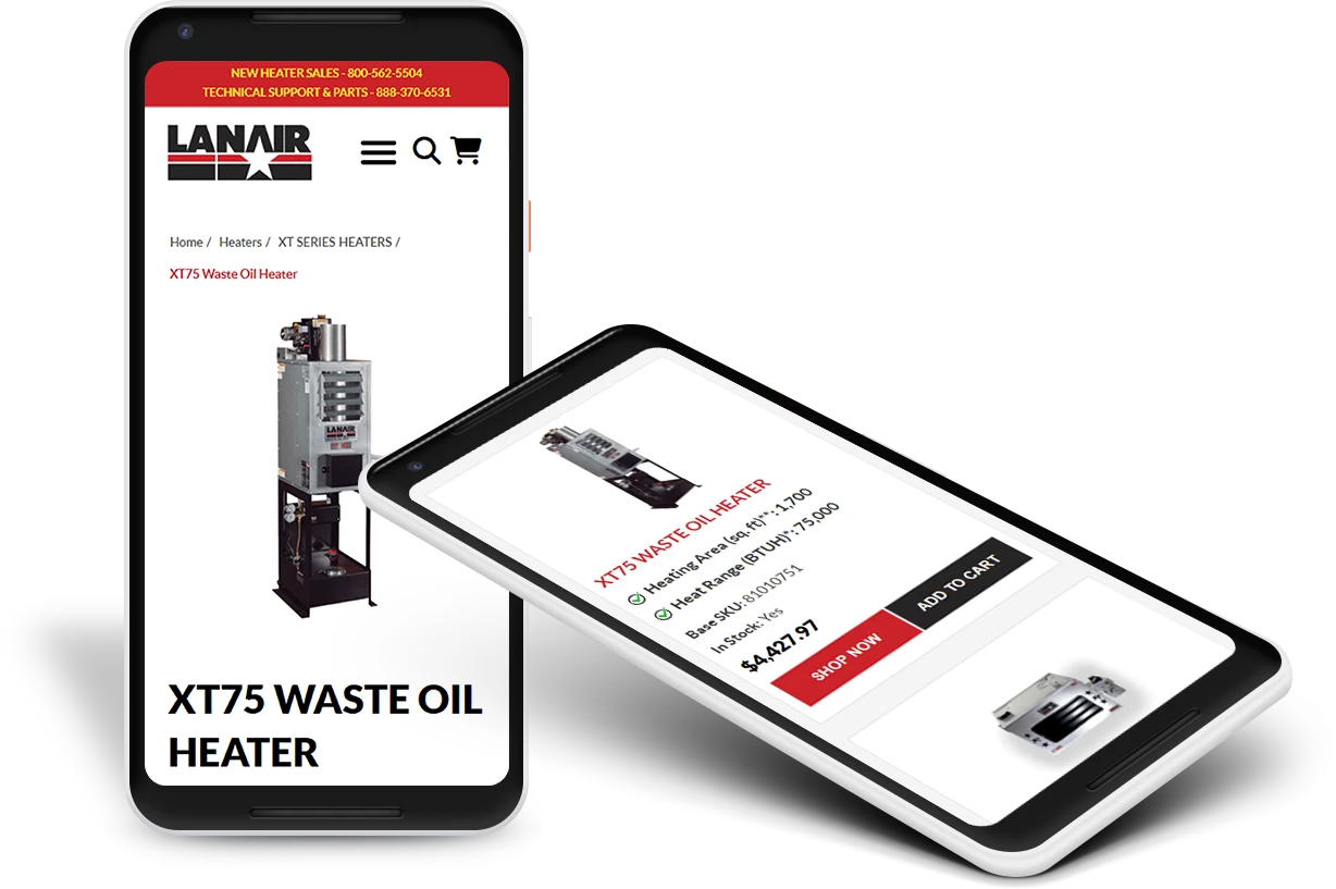 Responsive designs on phones