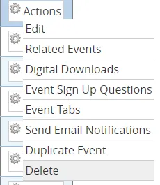 Action Button Hover Options