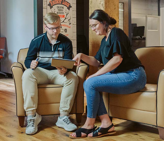 Foremost Team Discusses Strategy For A Manufacturing Website Client