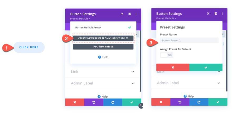 Add preset from current style