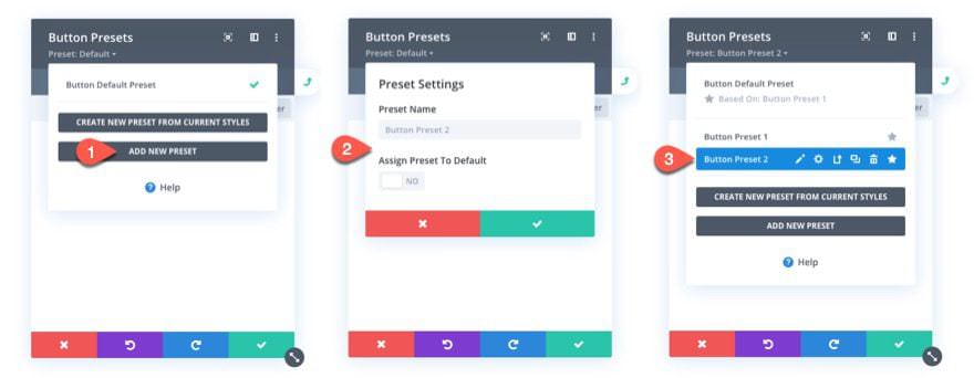 Add presets from scratch