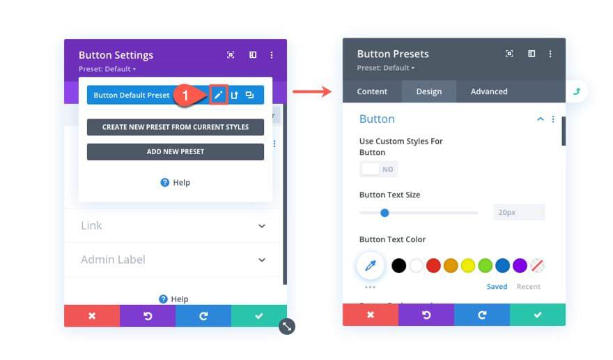 Local side vs Global preset