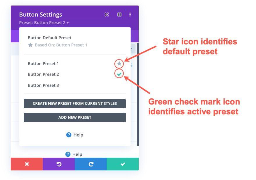 Star and checkmark icons